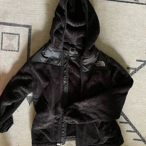 Black North Face Fleece Zip Jacket size small